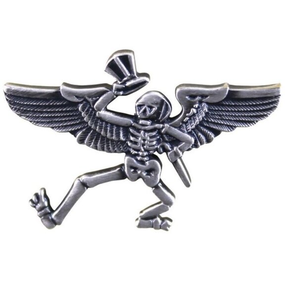 Grateful Dead Jewelry - New Grateful Dead Skeleton Pin Deadhead Pilot Wings Roses Licensed Hippie
